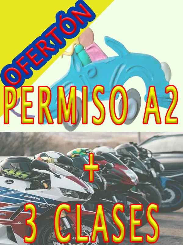 OFERTA A2 CON 3 CLASES PRÁCTICAS