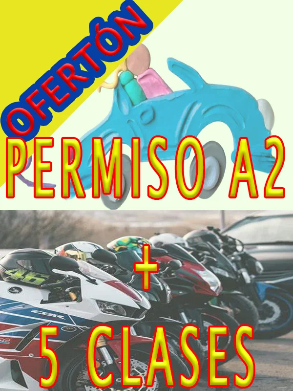 OFERTA A2 CON 5 CLASES PRÁCTICAS